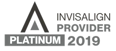 2019 Platinum Invisalign Provider Logo horizontal