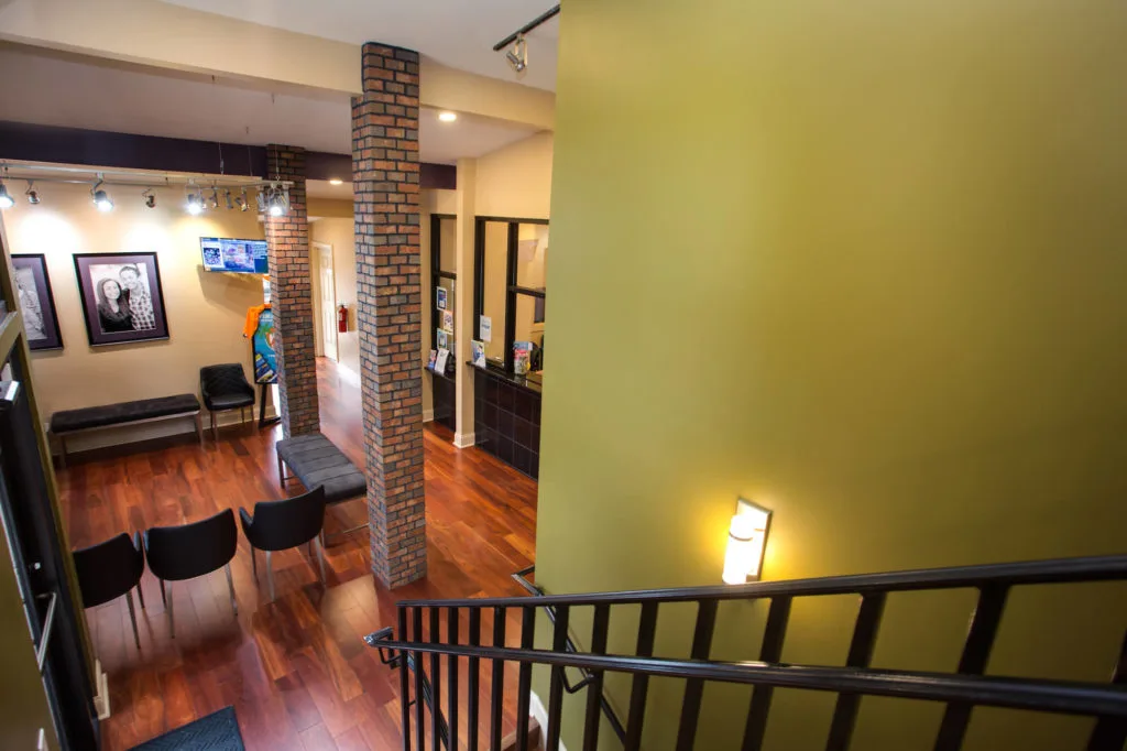Loft style orthodontic office in Greensboro NC