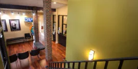 Loft style orthodontic office in Greensboro NC