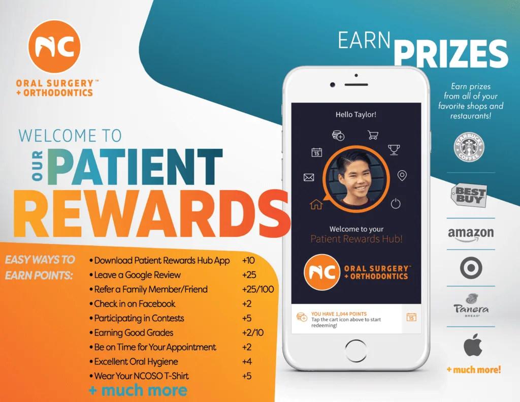 Patient Hub Rewards Points explained for NCOSO patients